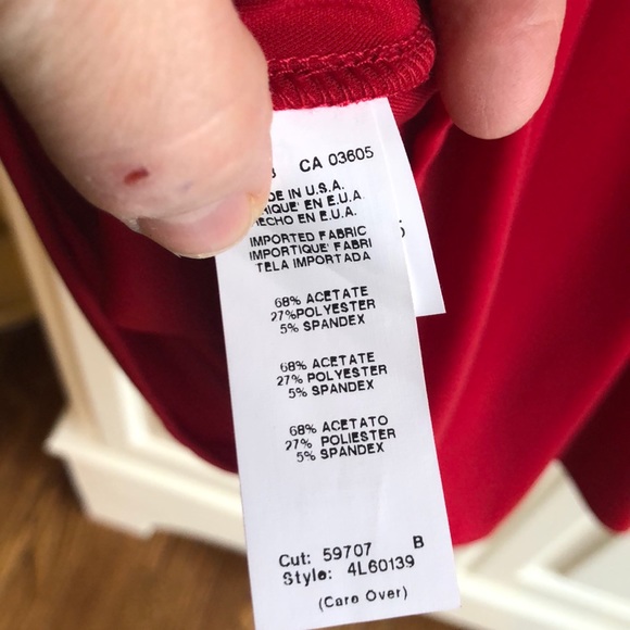 Red party dress - Picture 6 of 6